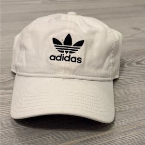 Adidas Classic White Cap with Black Logo